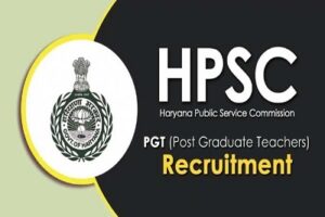 HPSC PGT Recruitment 2024 