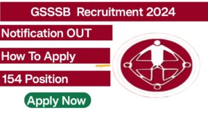 Gsssb Recruitment 2024 Apply online