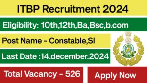 ITBP Recruitment 2024